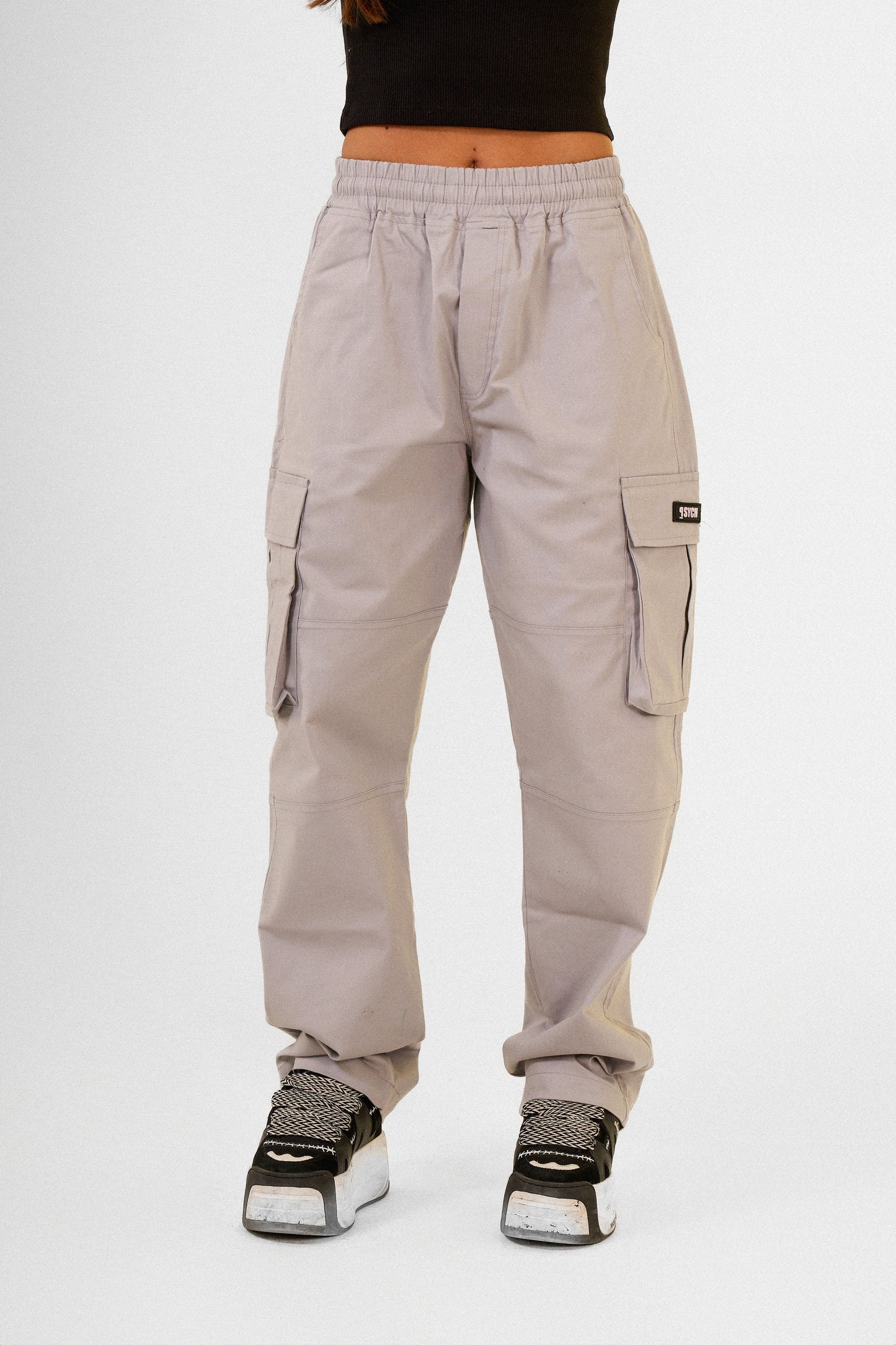 Silver Cargo Pants