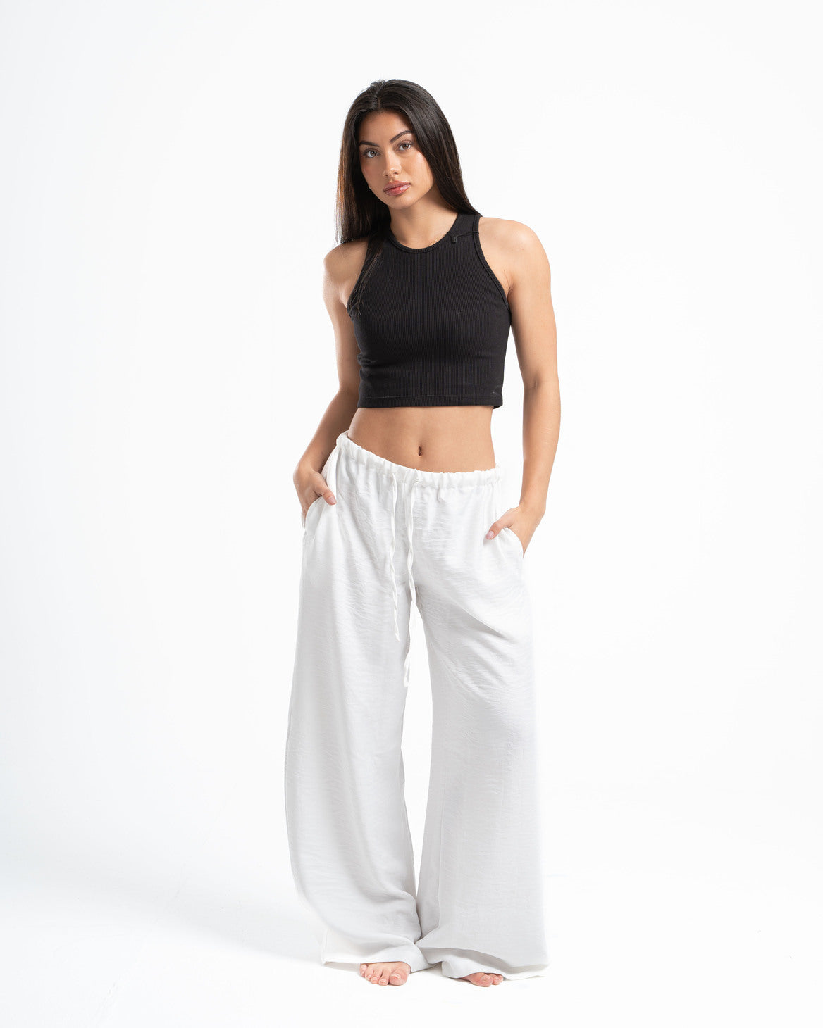White Linen Pants