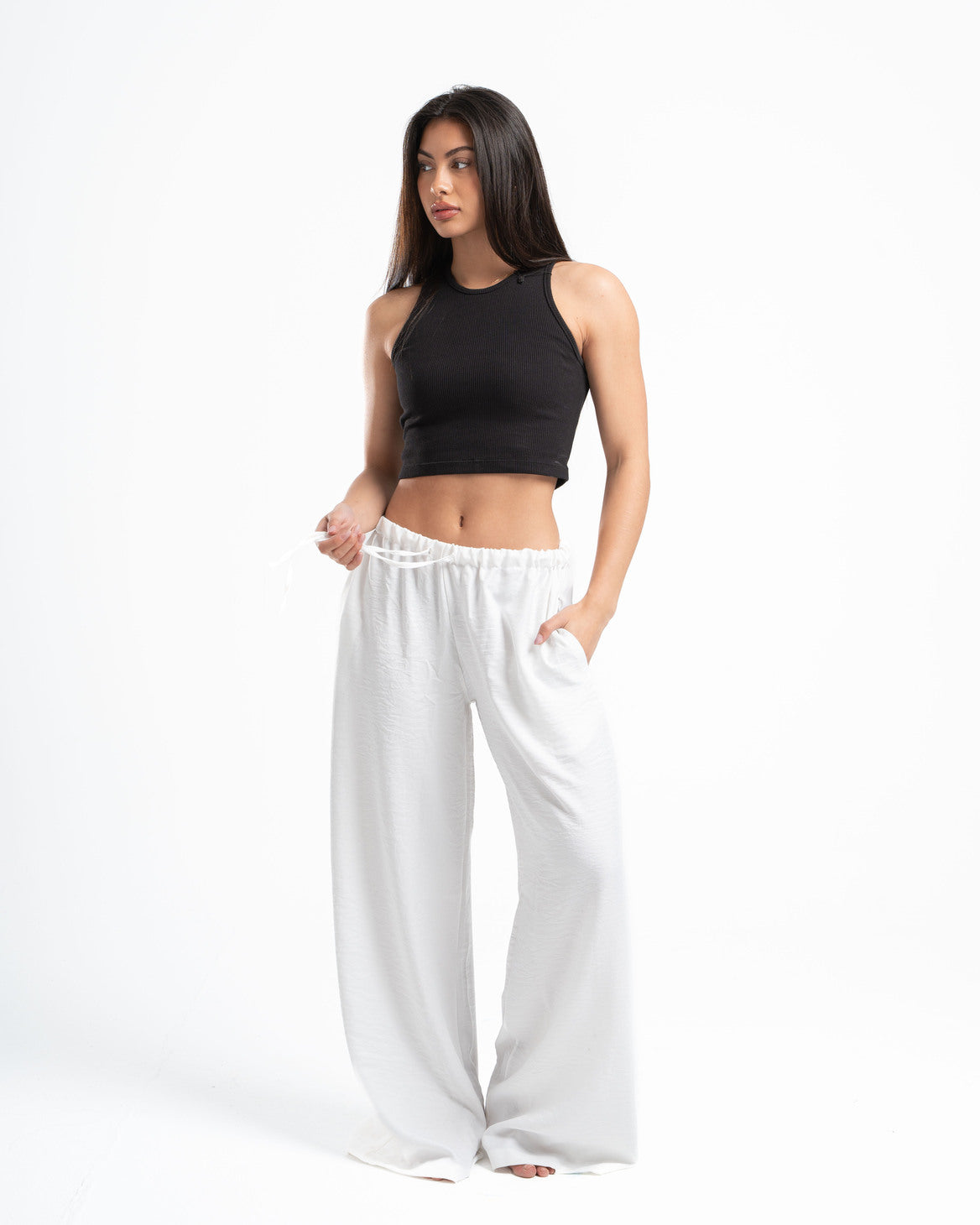 White Linen Pants