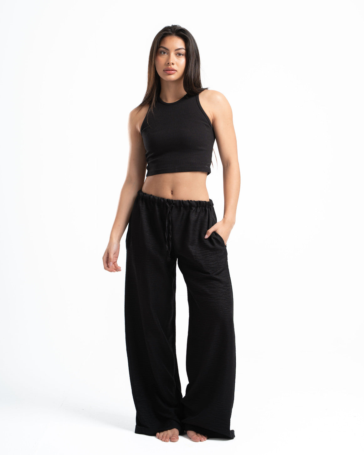 Black Linen Pants