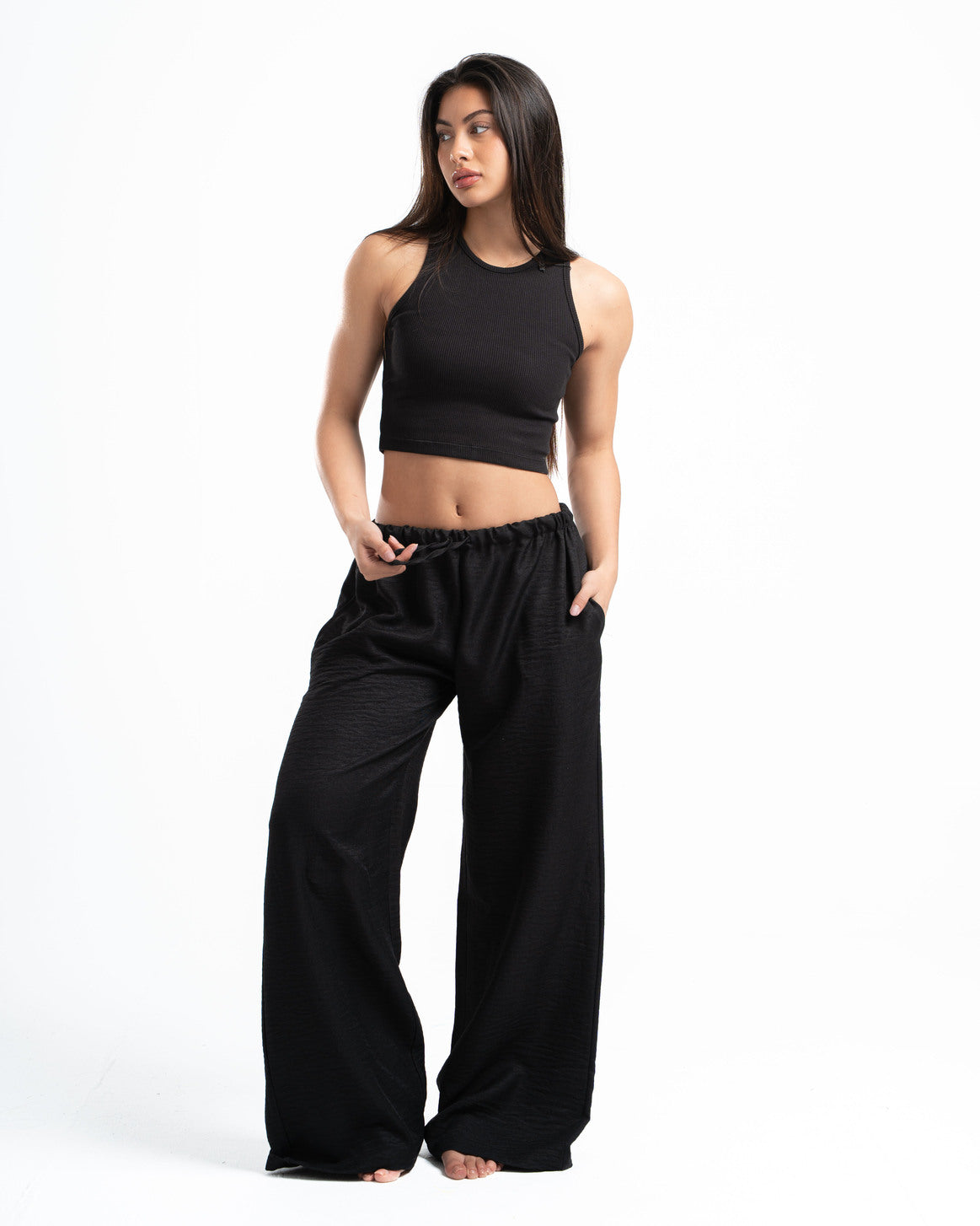 Black Linen Pants