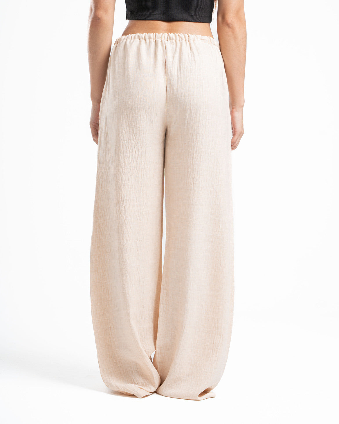 Beige Linen Pants