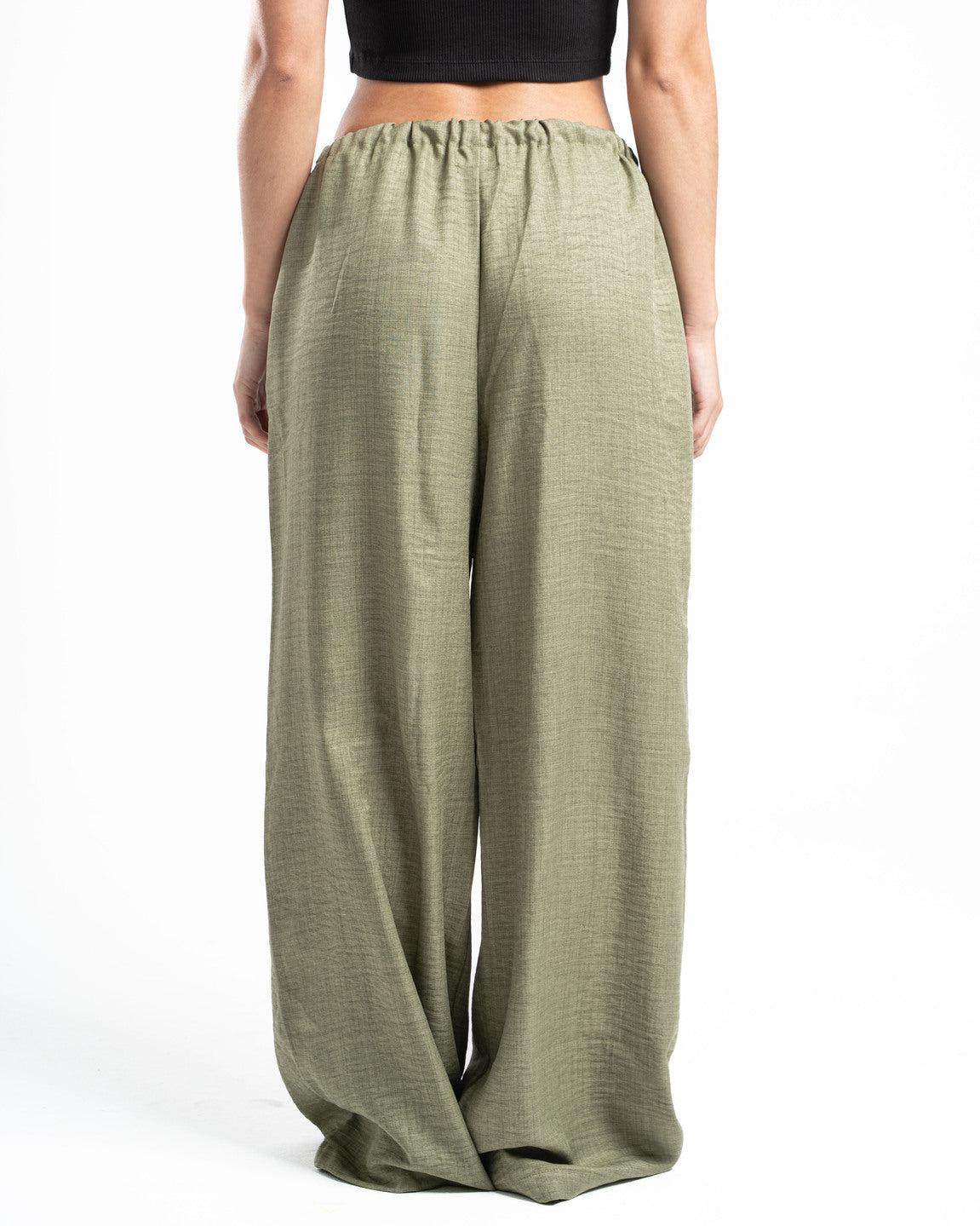 Olive Linen Pants