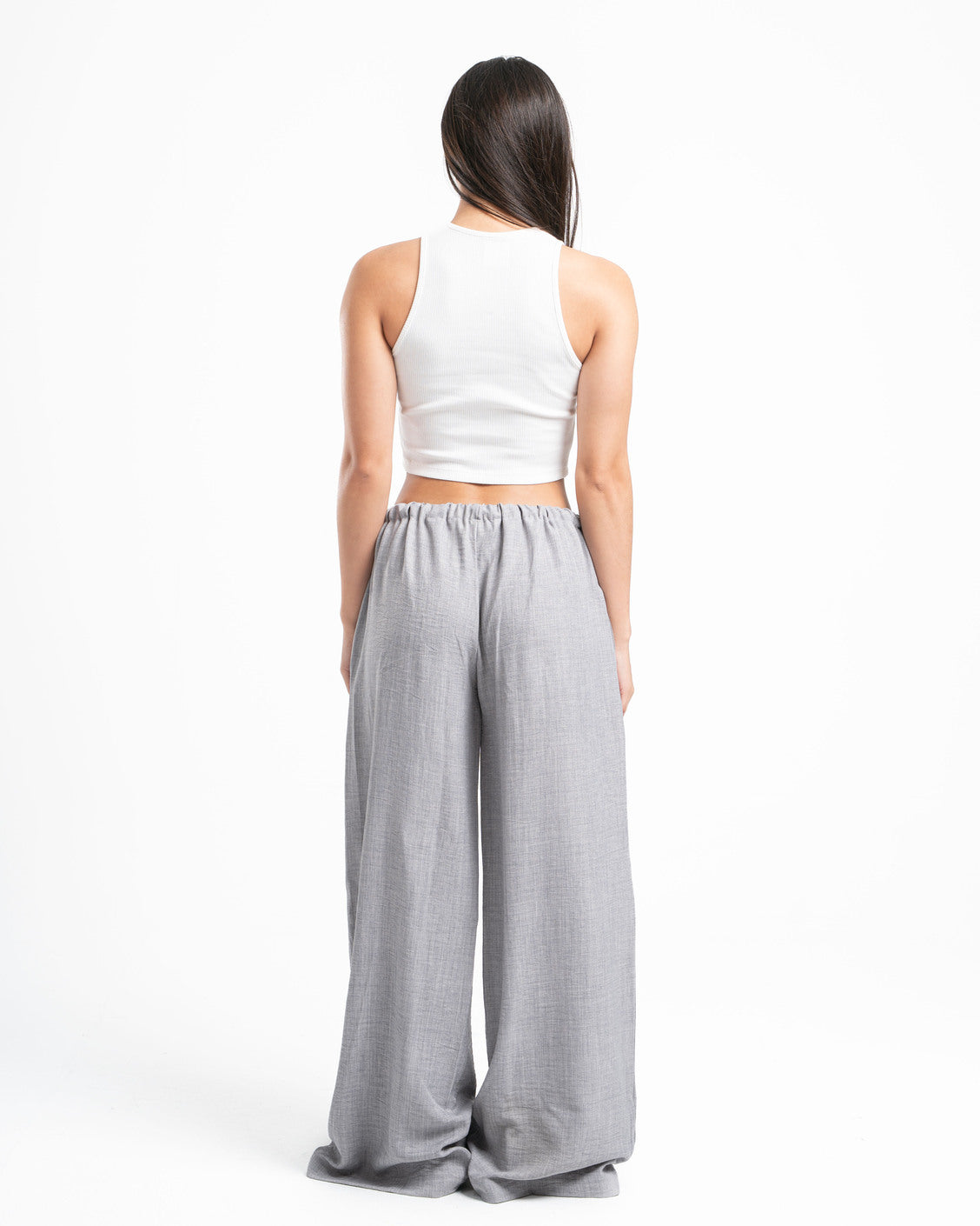 Grey Linen Pants