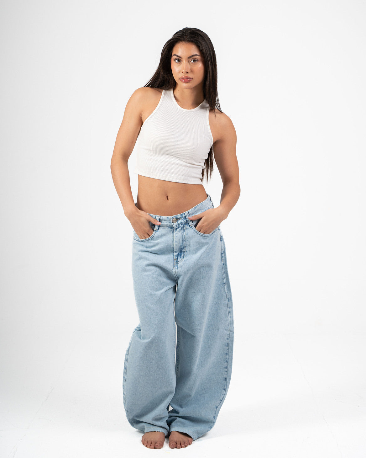 THE 90s BLOWOUT IN ICE BLUE