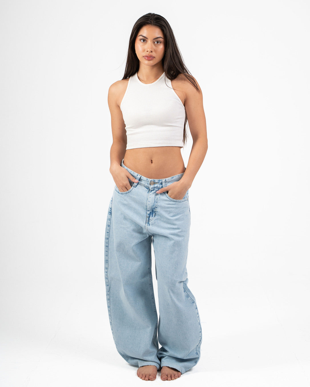 THE 90s BLOWOUT IN ICE BLUE