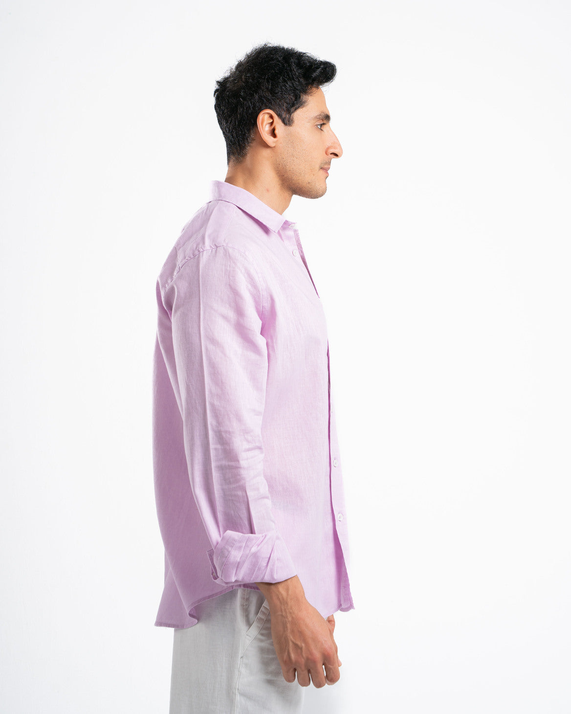 Lilac Linen Shirt
