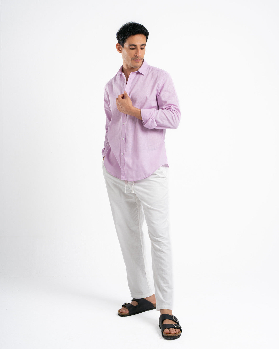 Lilac Linen Shirt
