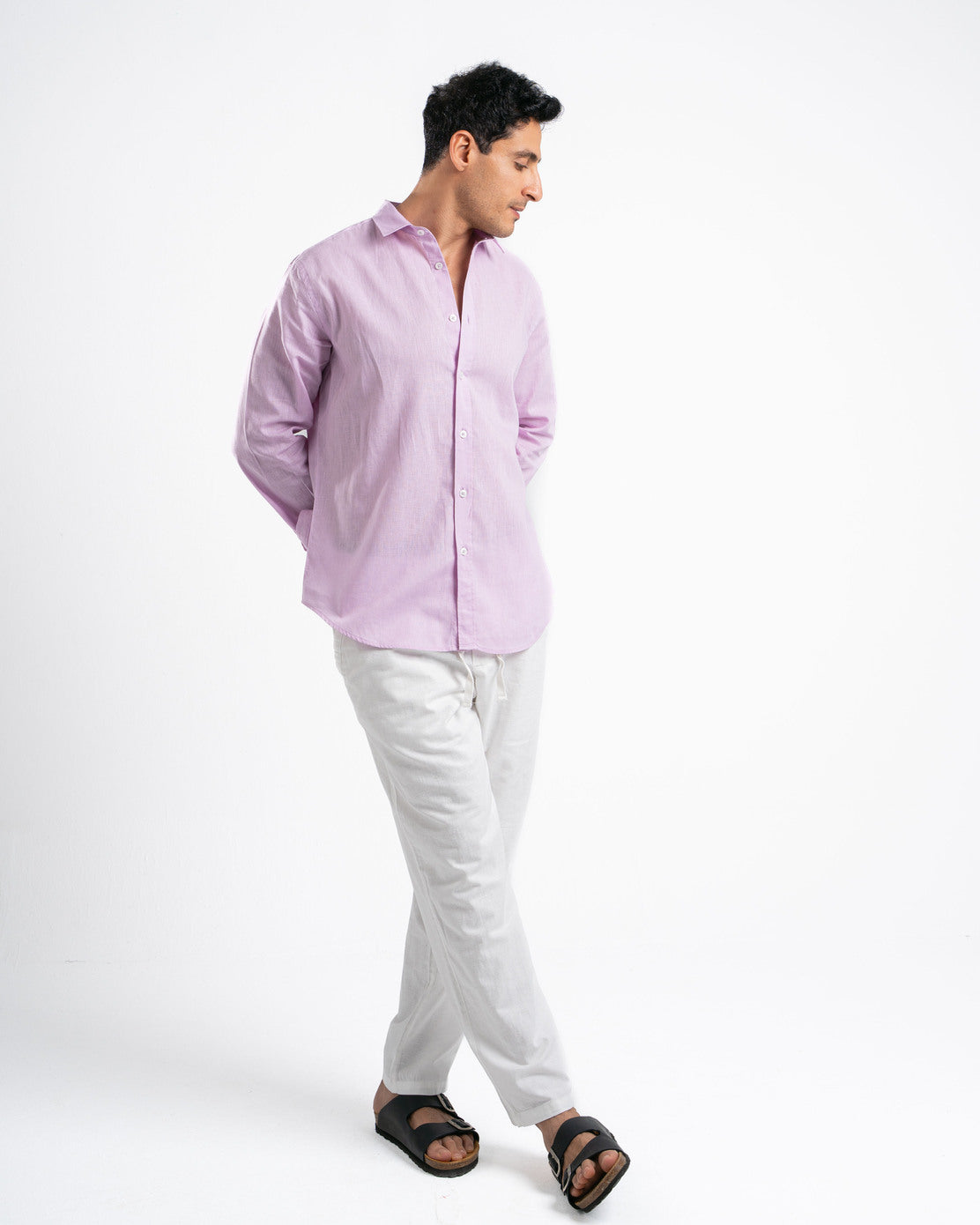 Lilac Linen Shirt