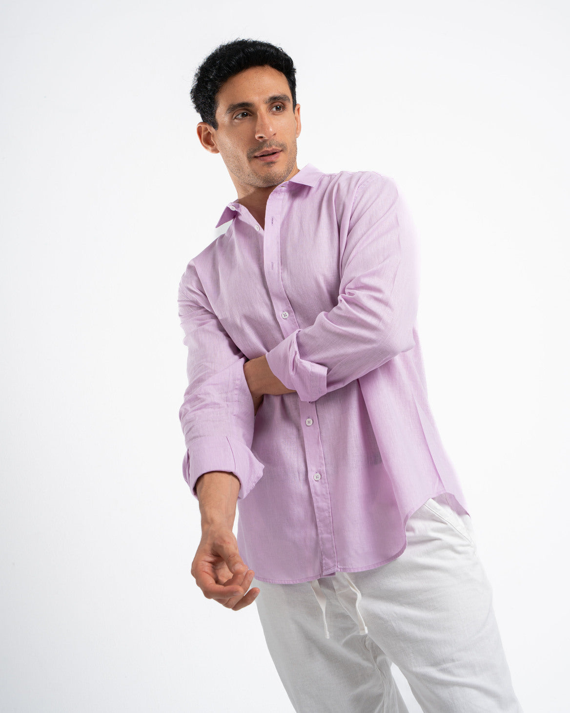 Lilac Linen Shirt