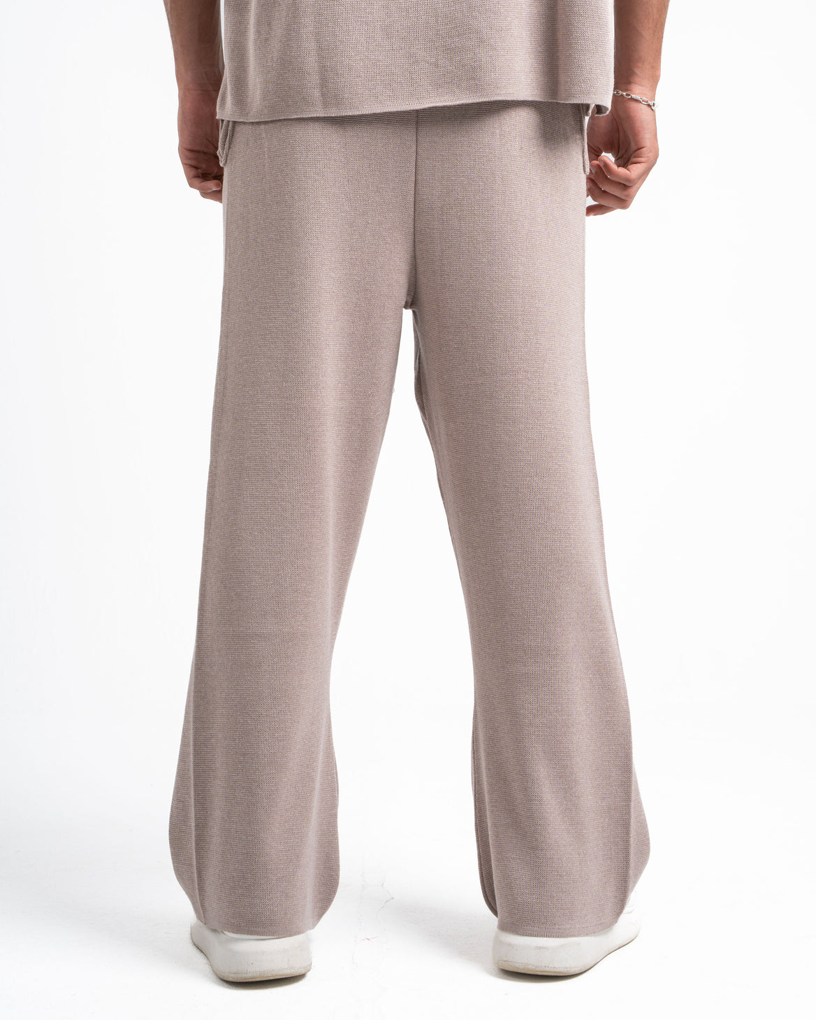 Beige Knit Pants