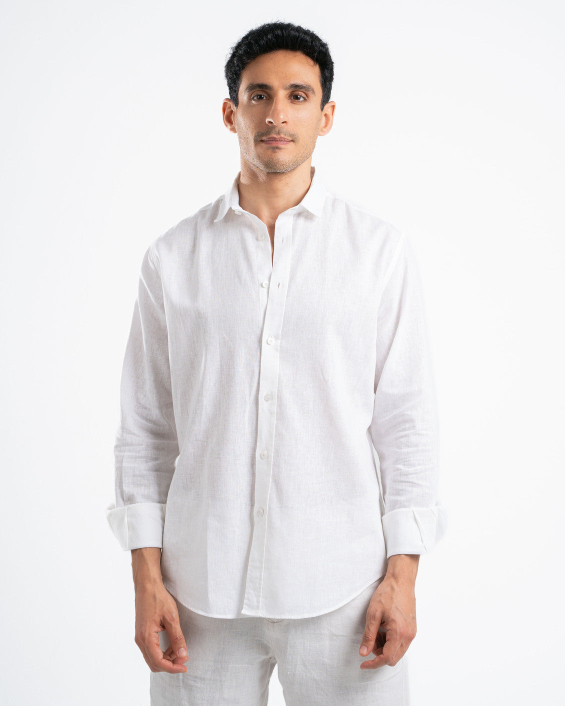 White Linen Shirt