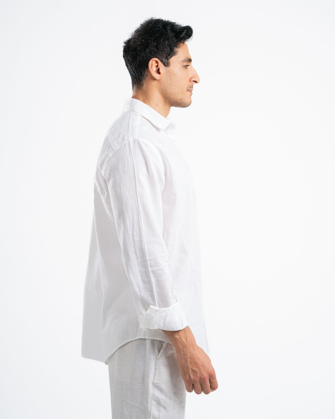White Linen Shirt