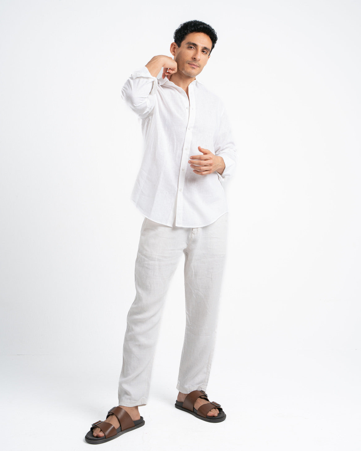 White Linen Shirt