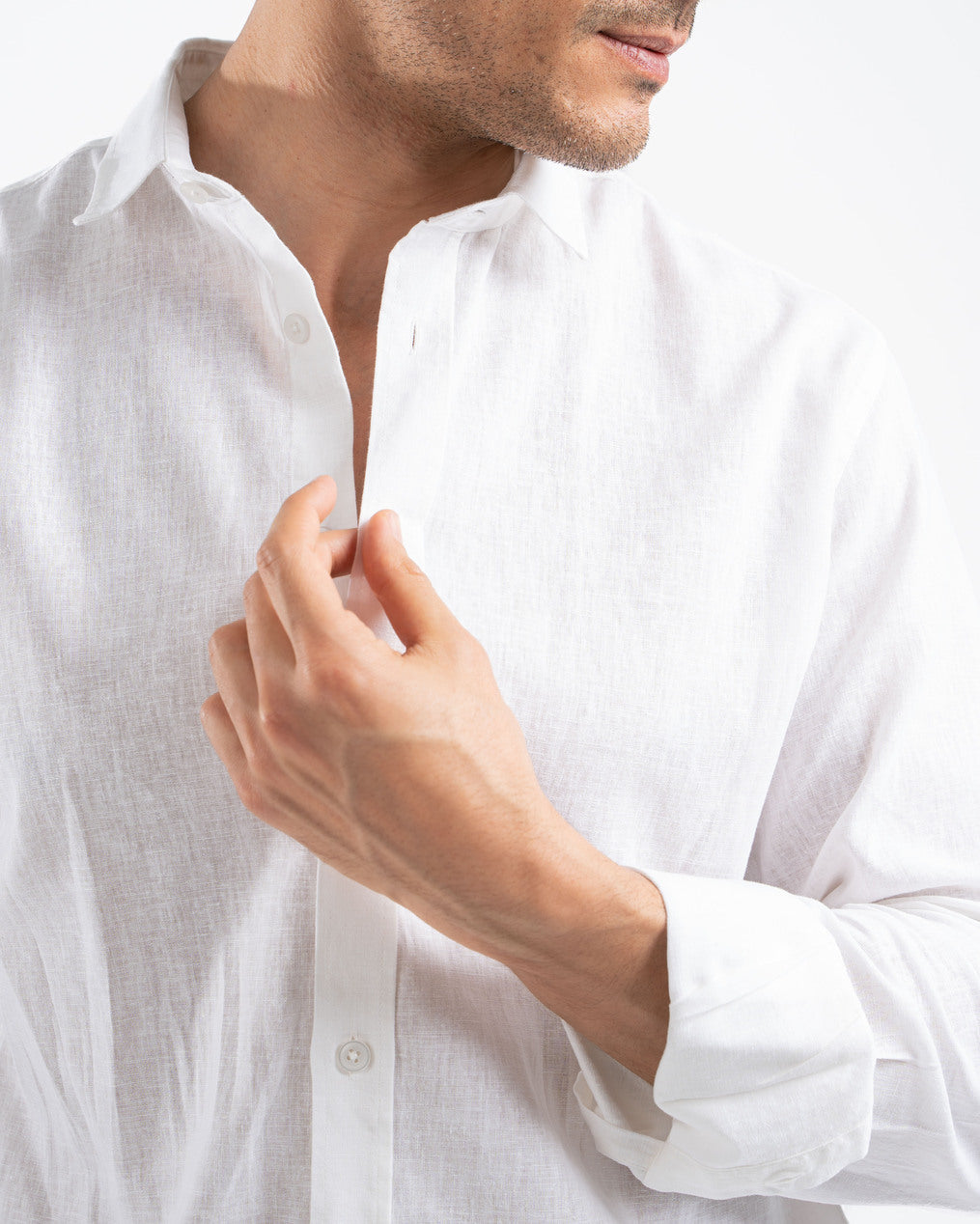 White Linen Shirt