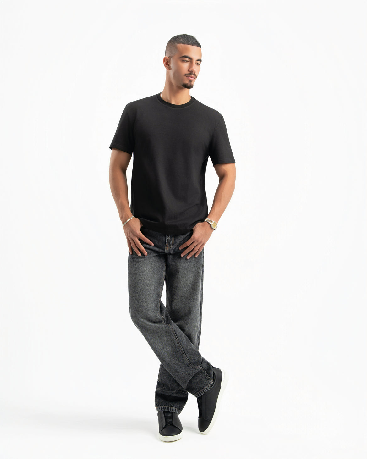 Black Men Straight Jeans