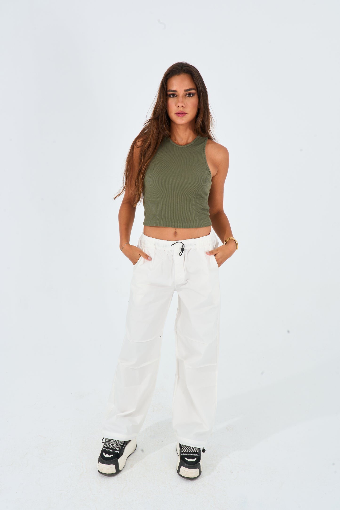 White Basic Parachute