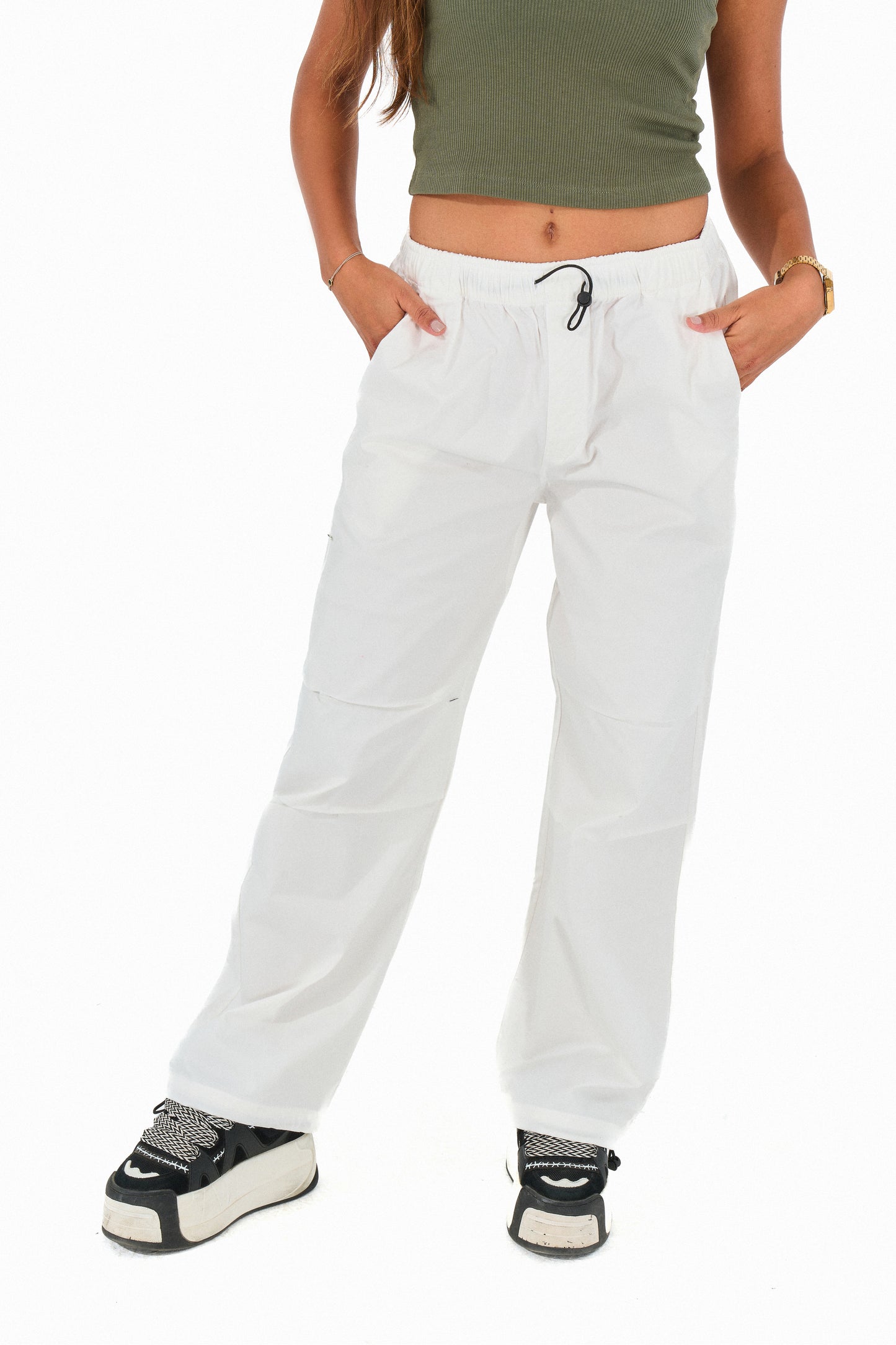 White Basic Parachute