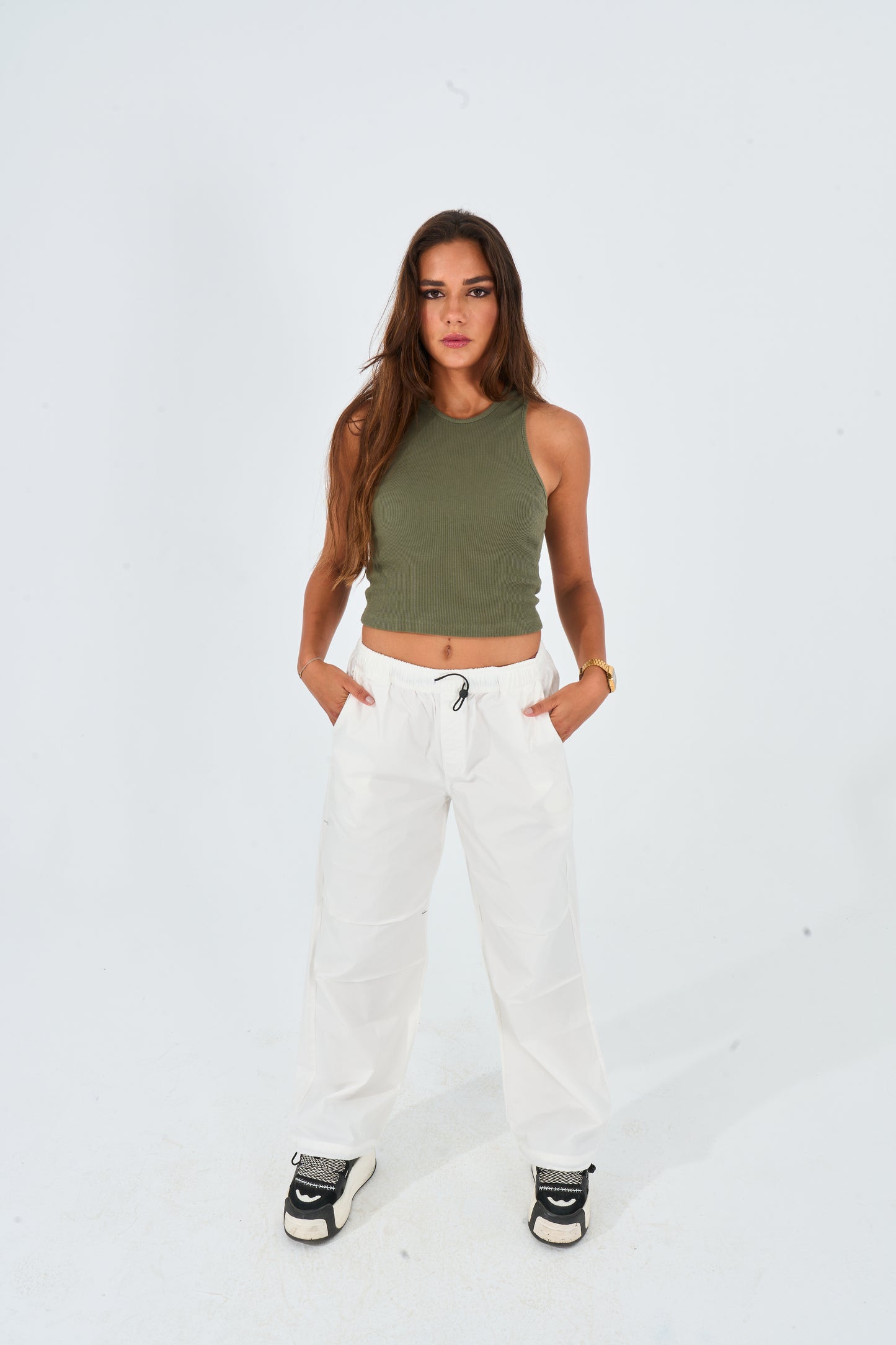 White Basic Parachute