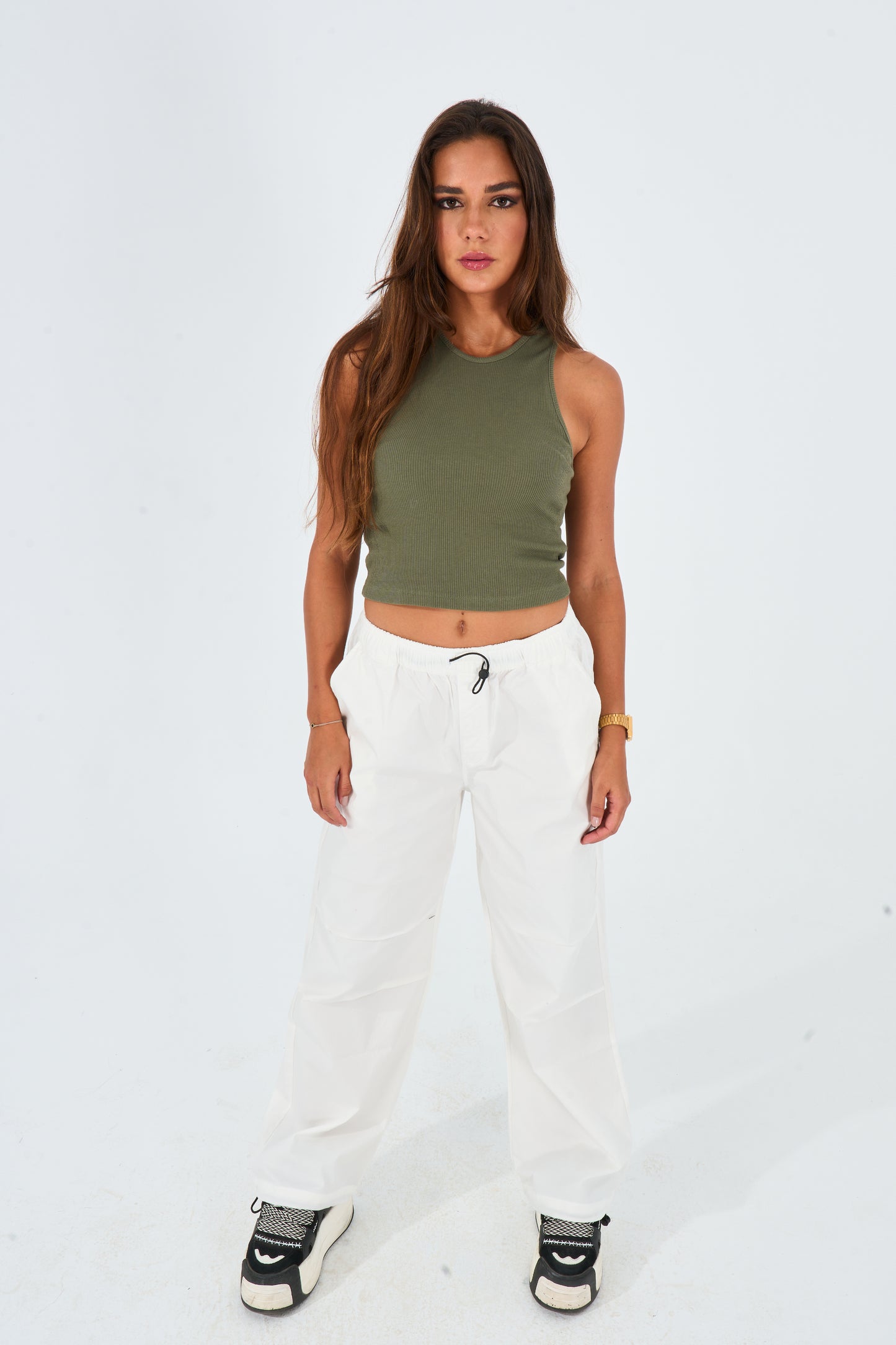 White Basic Parachute