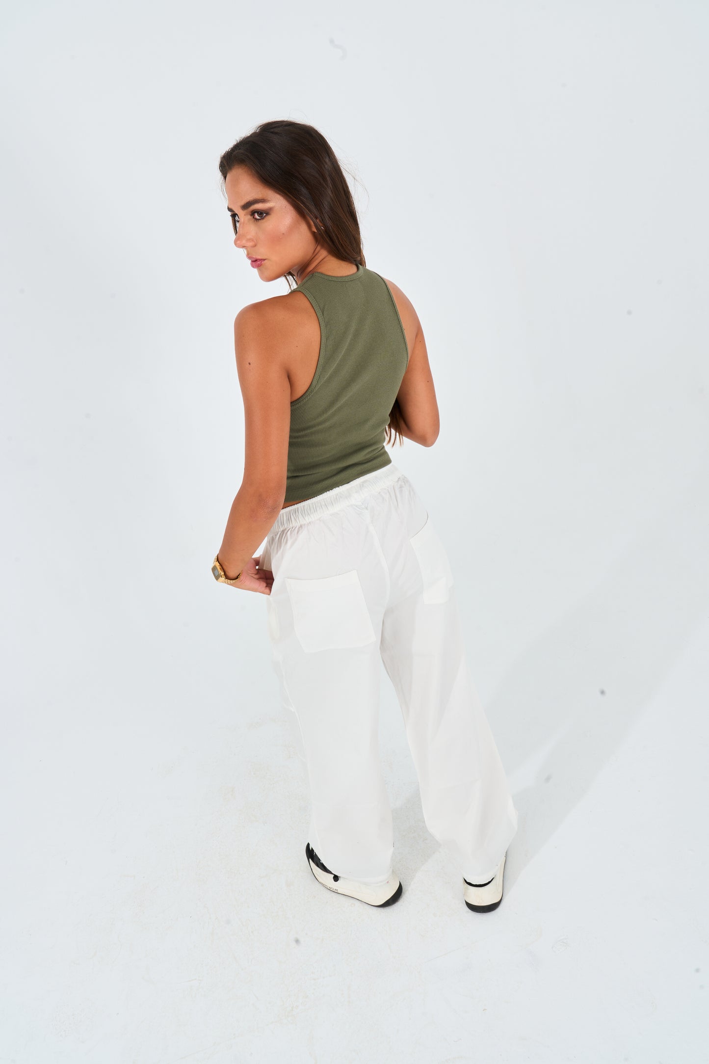 White Basic Parachute