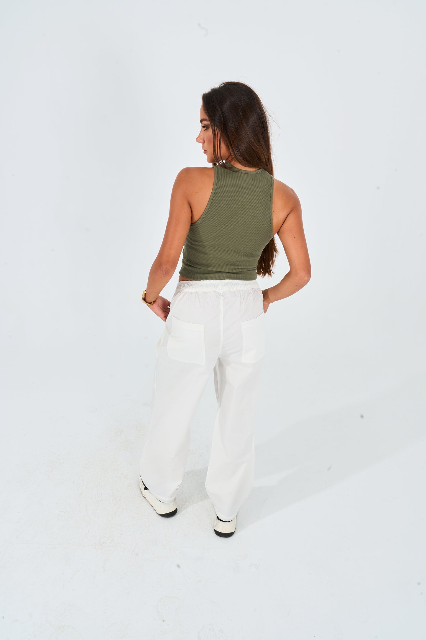 White Basic Parachute