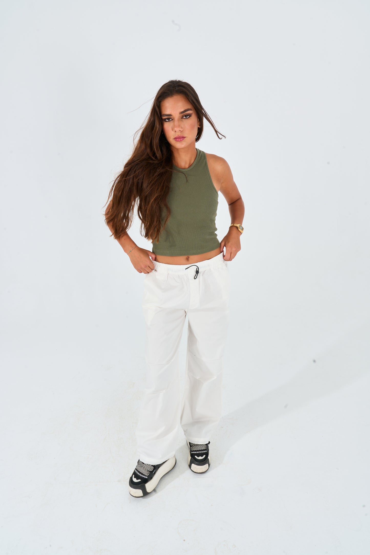 White Basic Parachute