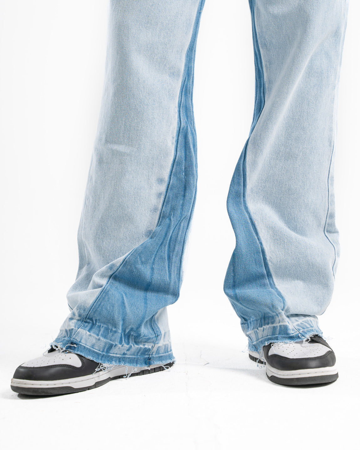 Ice Blue Flare Fit Jeans