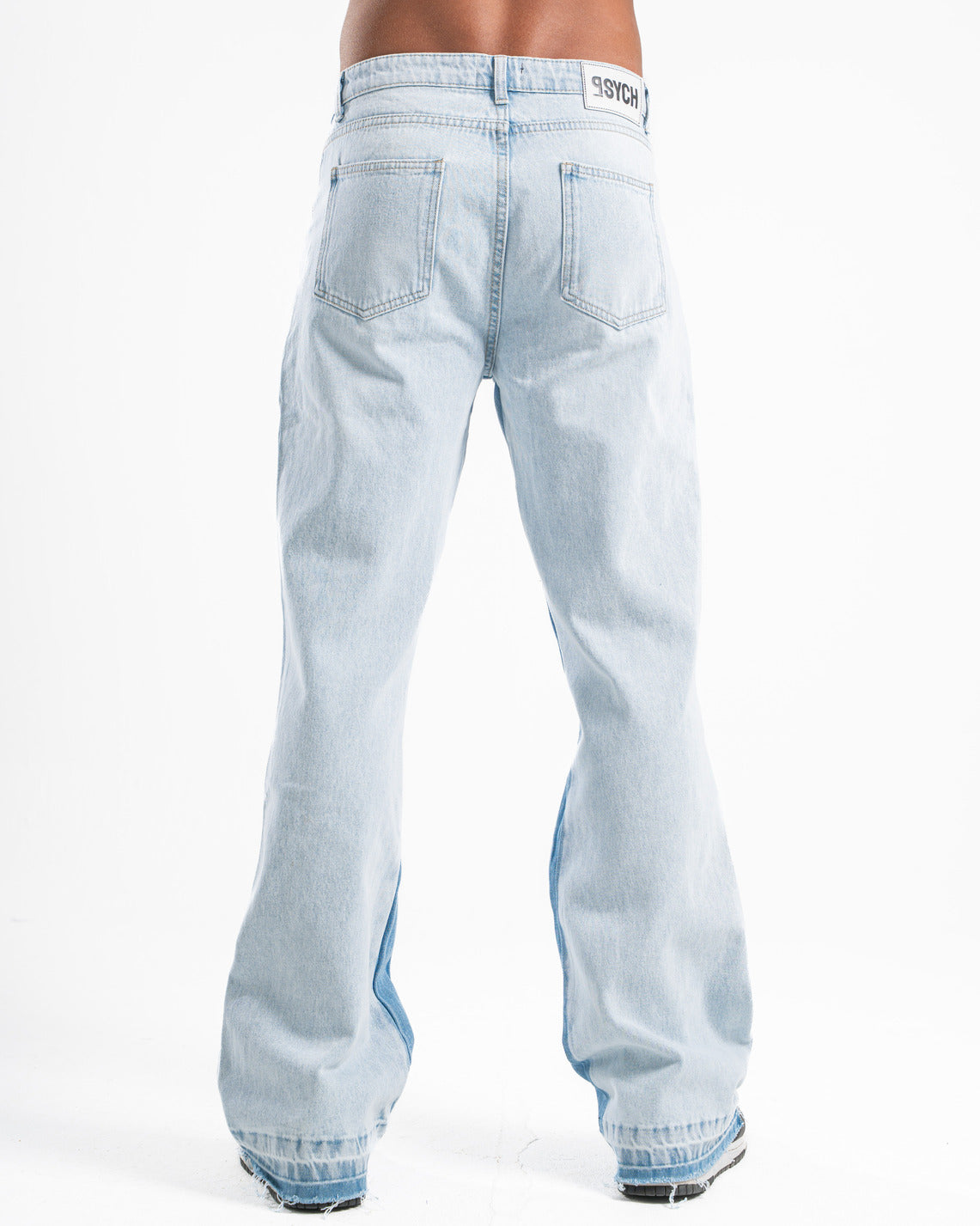 Ice Blue Flare Fit Jeans