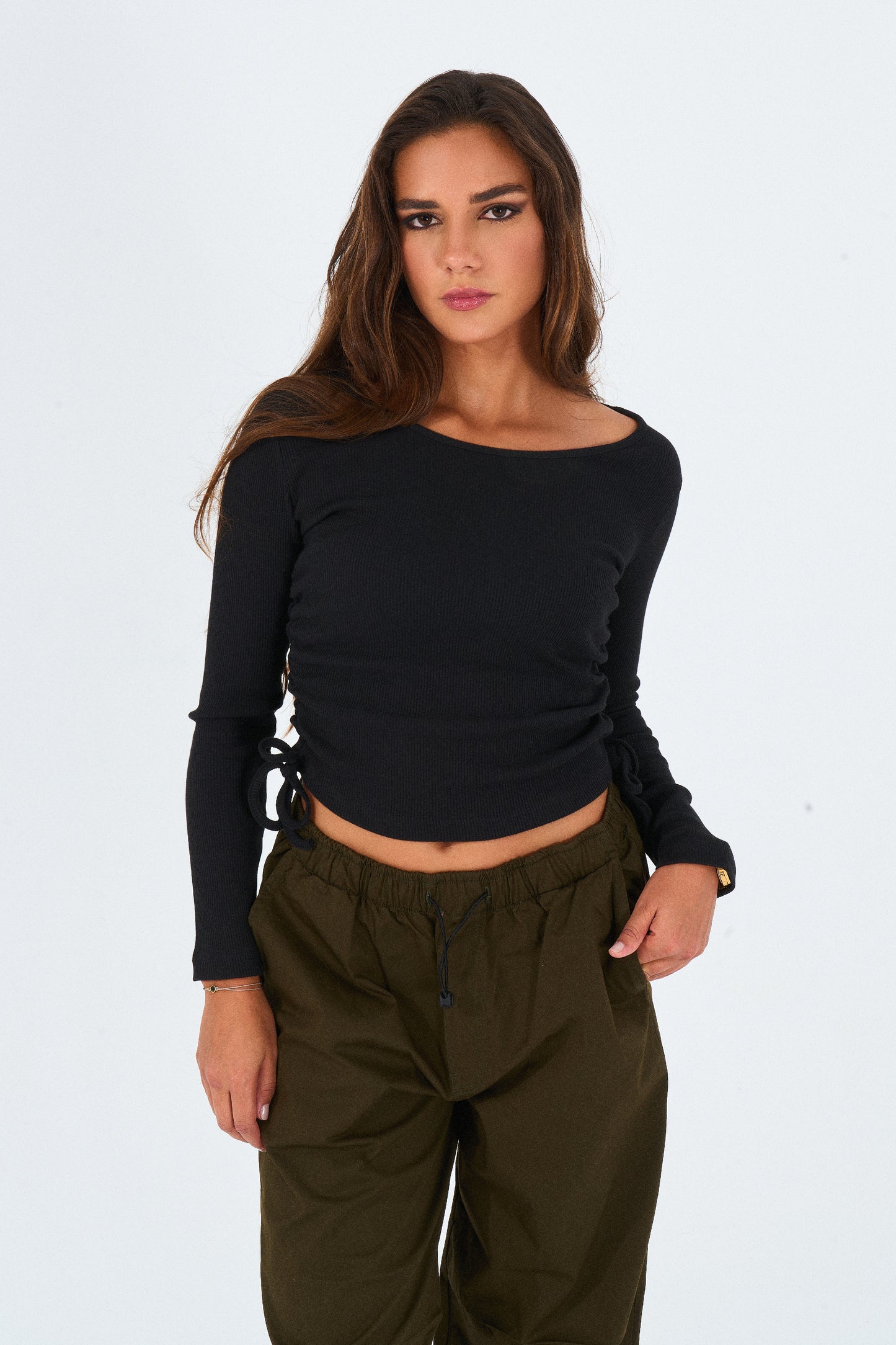 Black Long Sleeved Top