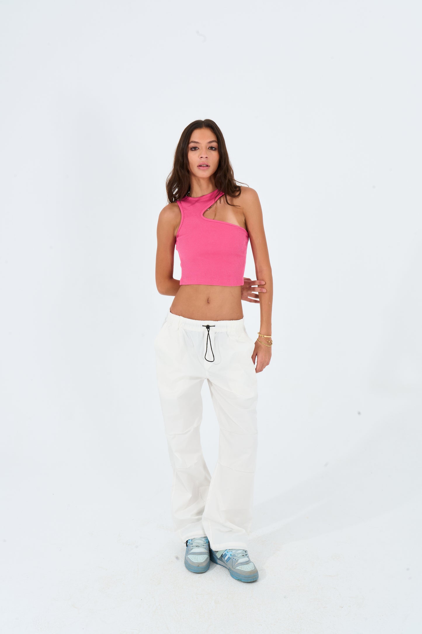 White Basic Parachute