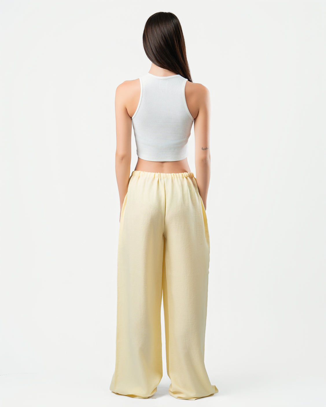 Yellow Linen Pants