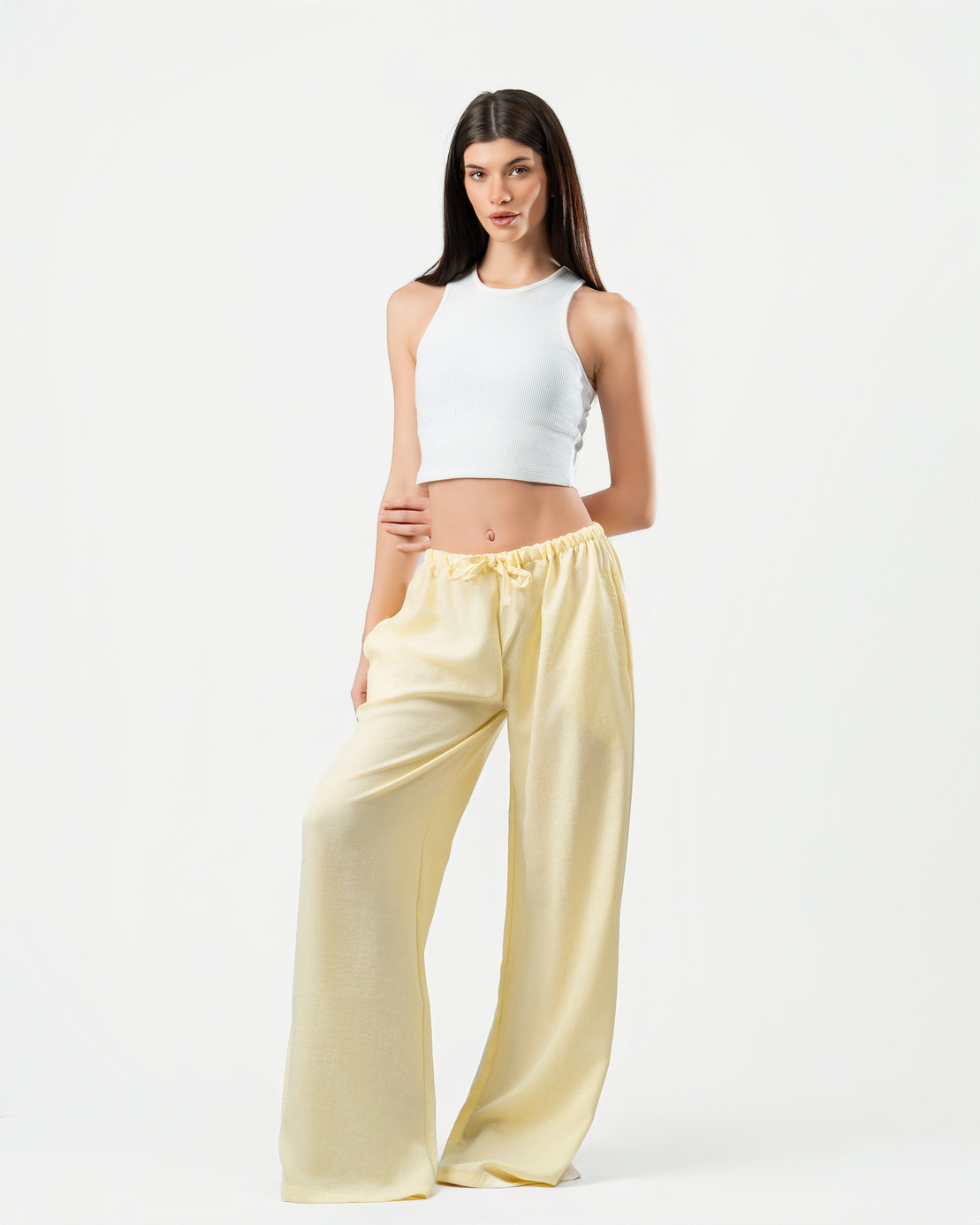 Yellow Linen Pants