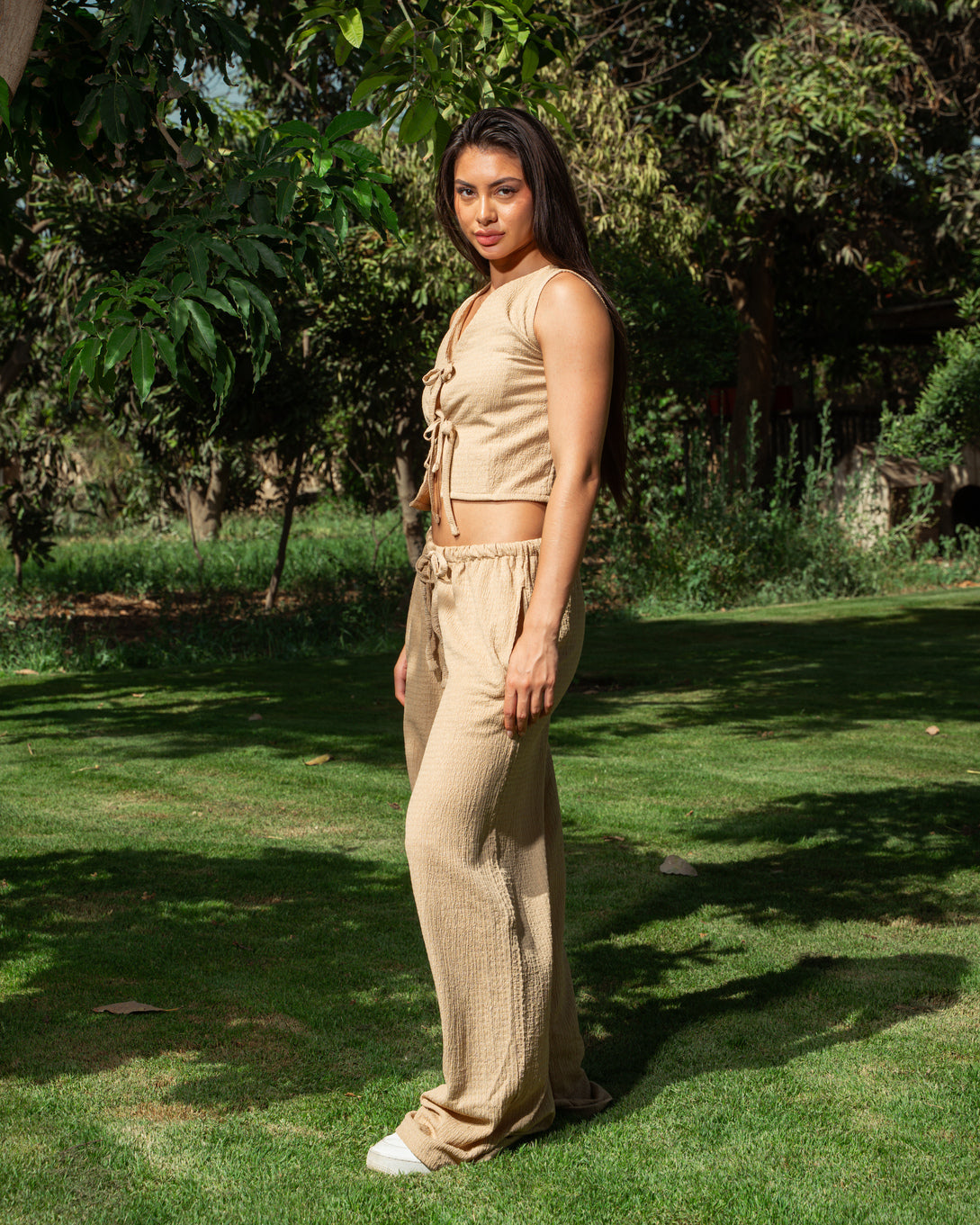 Sand Crinkle Pants