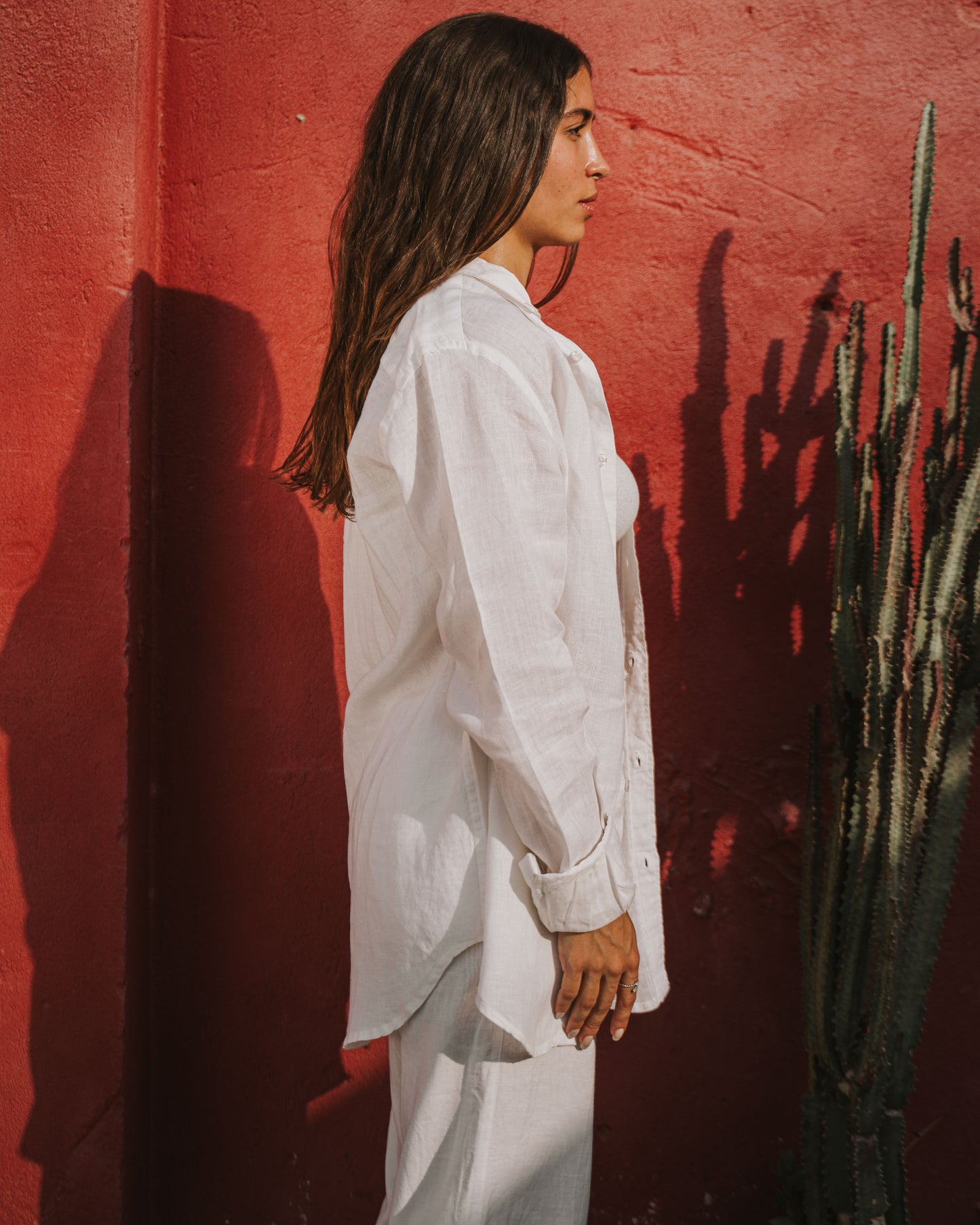White Linen Shirt