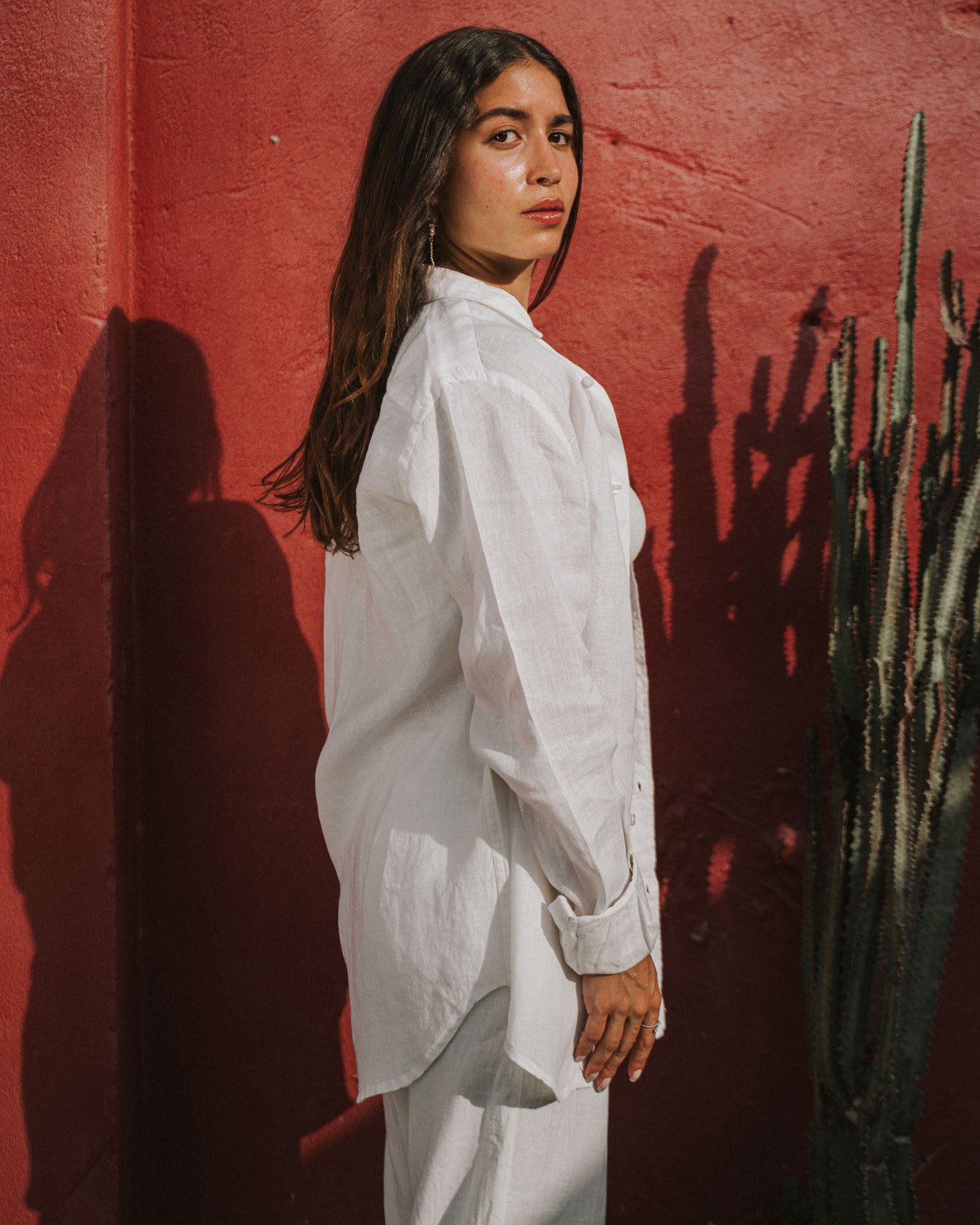 White Linen Shirt