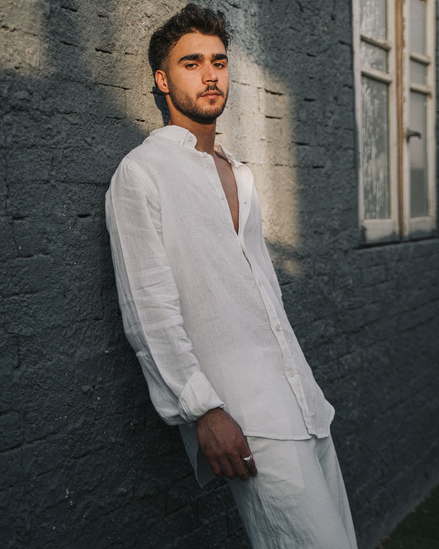White Linen Shirt