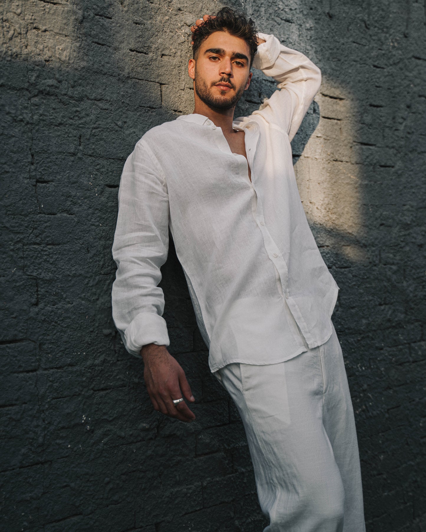 White Linen Shirt