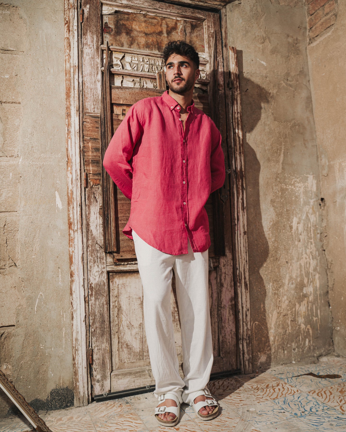 Watermelon Linen Shirt