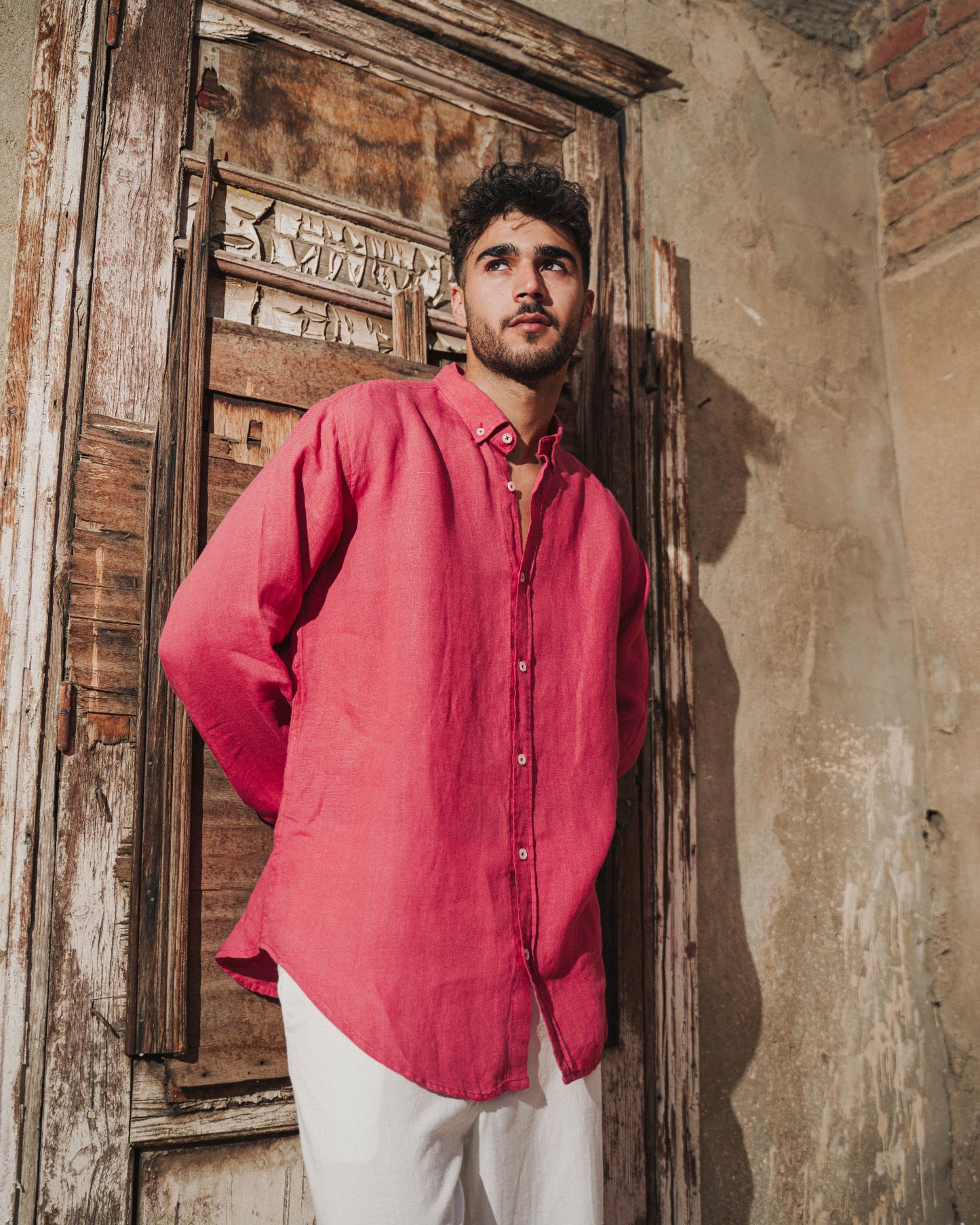 Watermelon Linen Shirt