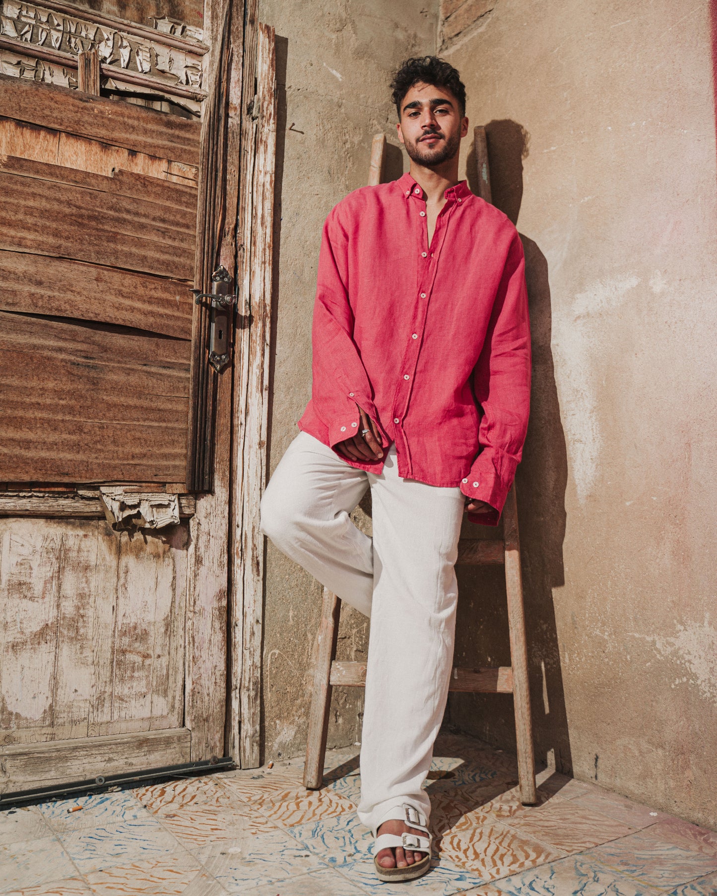 Watermelon Linen Shirt