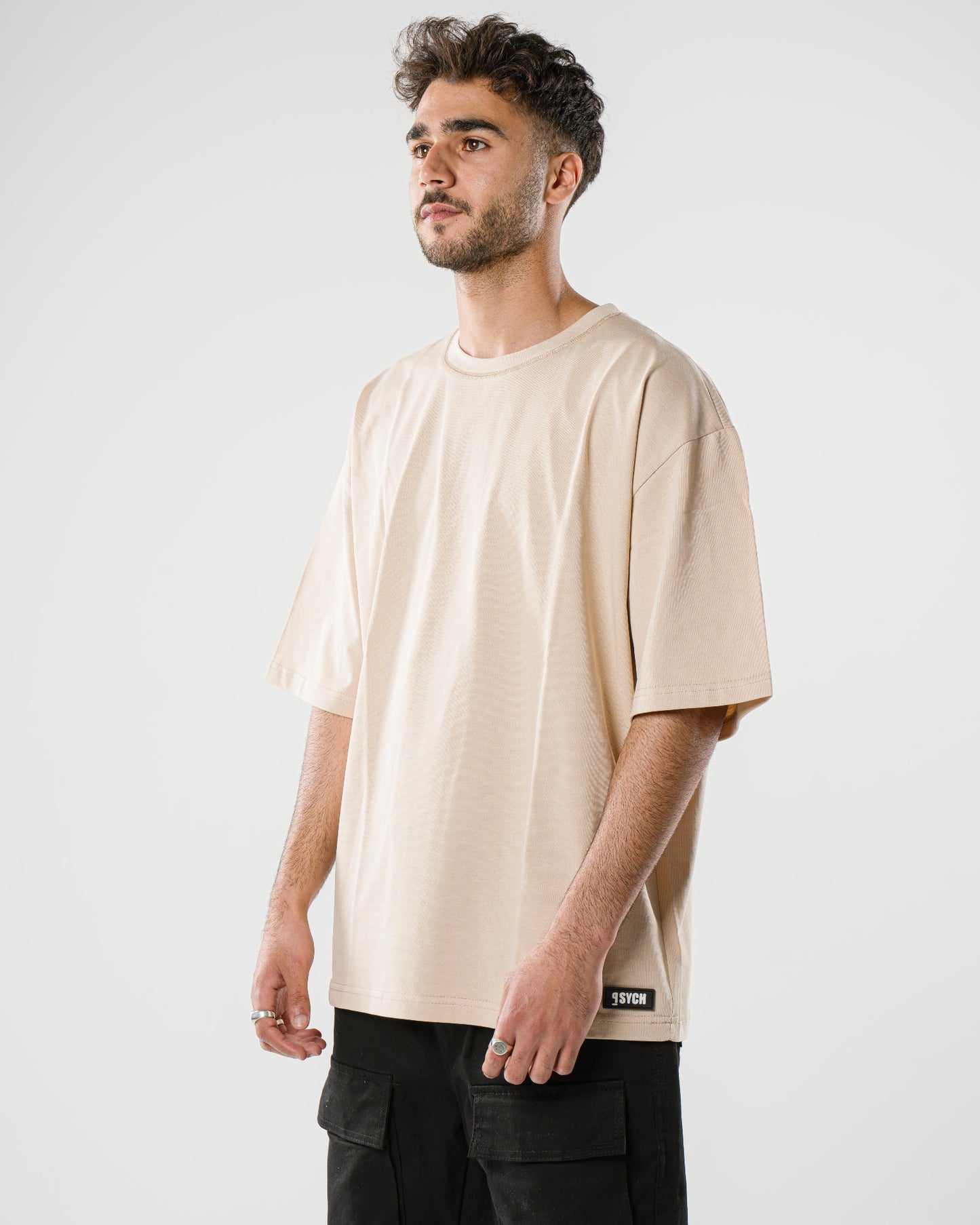 Beige Oversized Tee