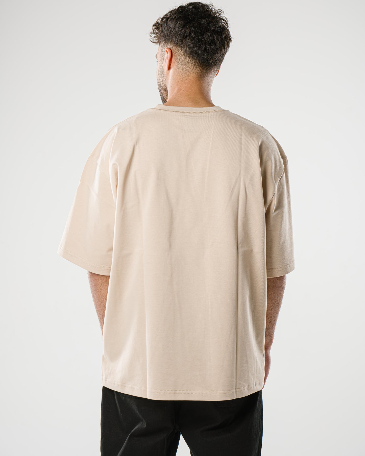 Beige Oversized Tee