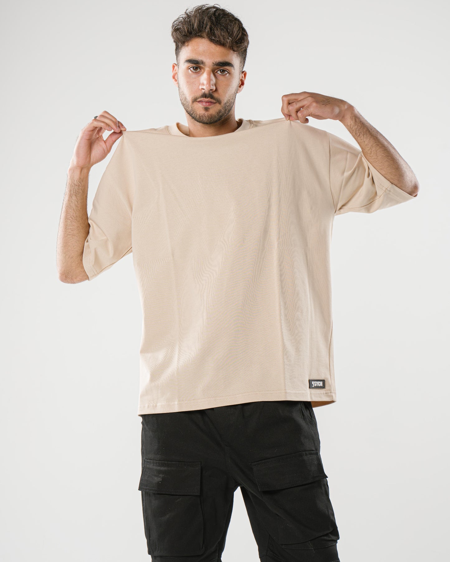 Beige Oversized Tee