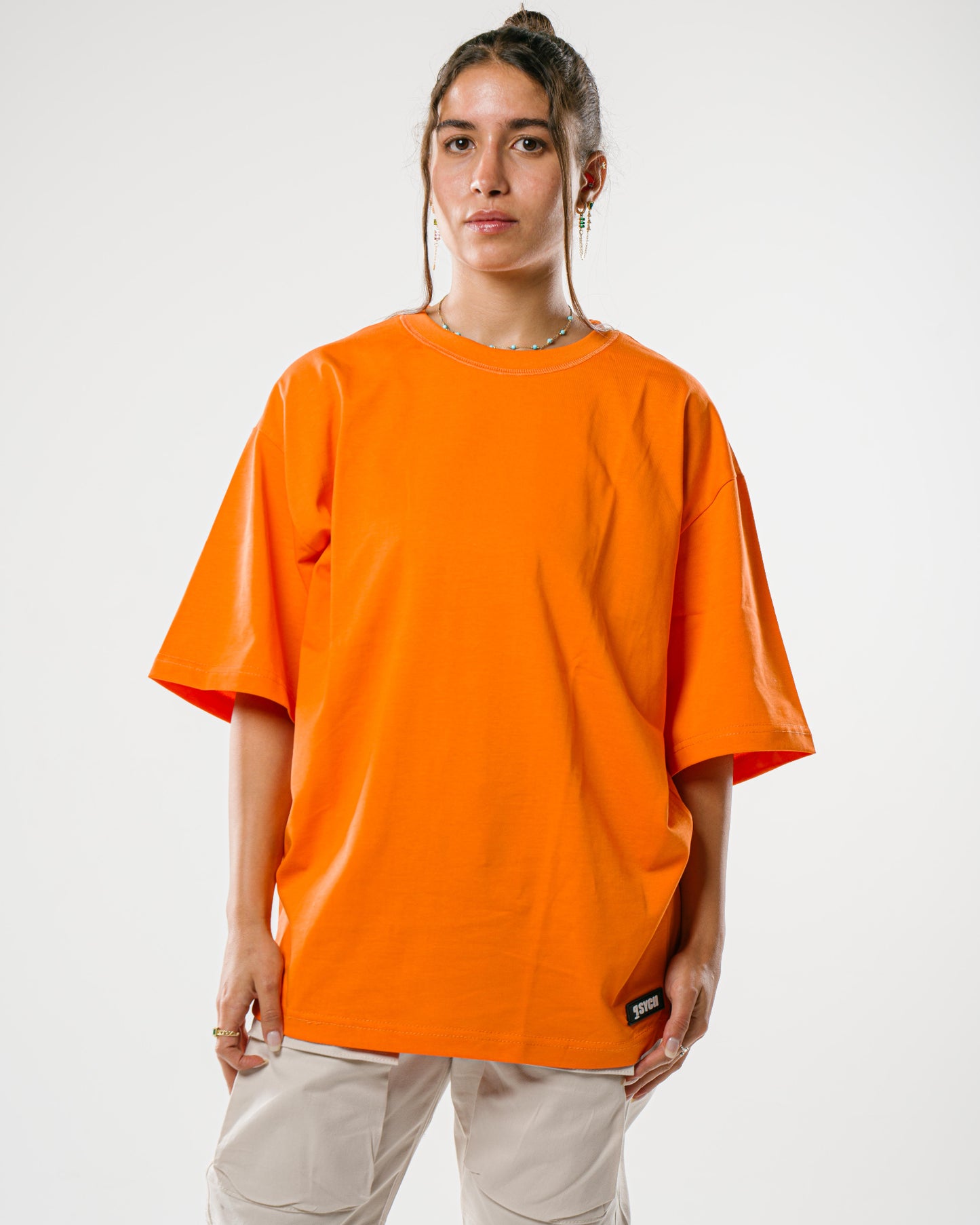 Orange Oversized Tee