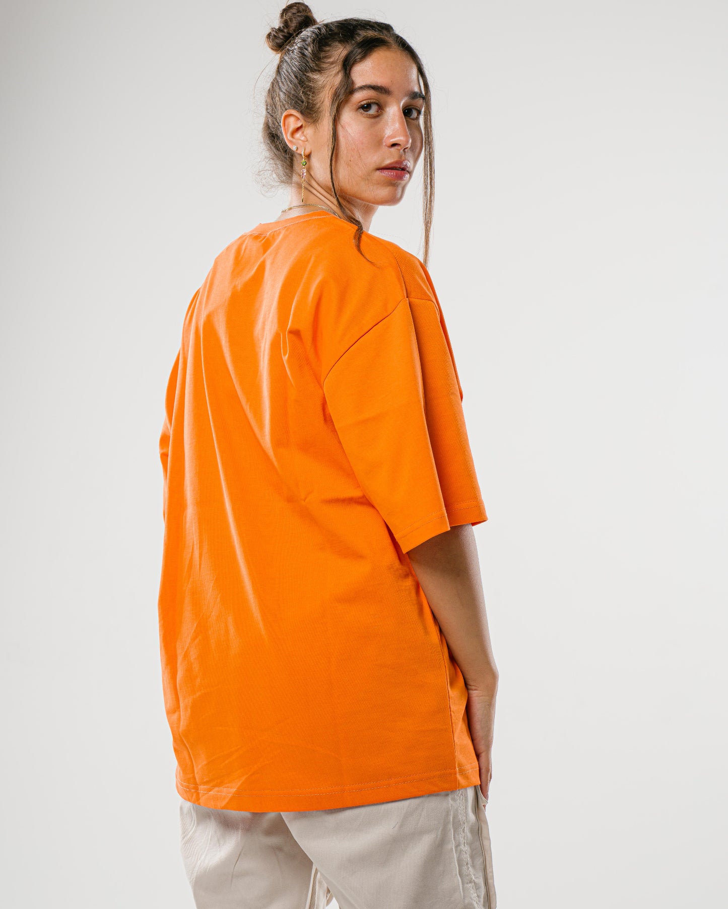 Orange Oversized Tee