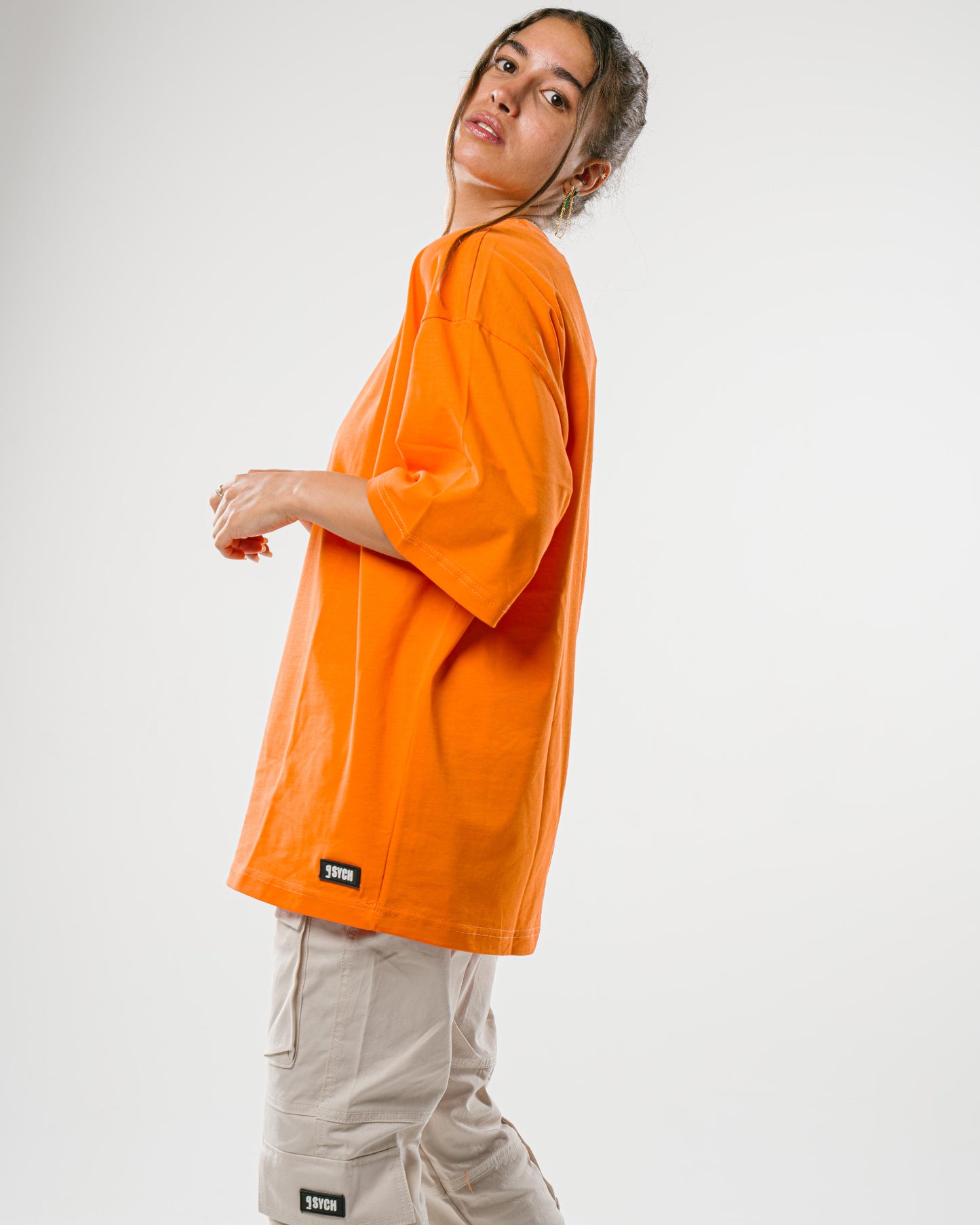 Orange Oversized Tee
