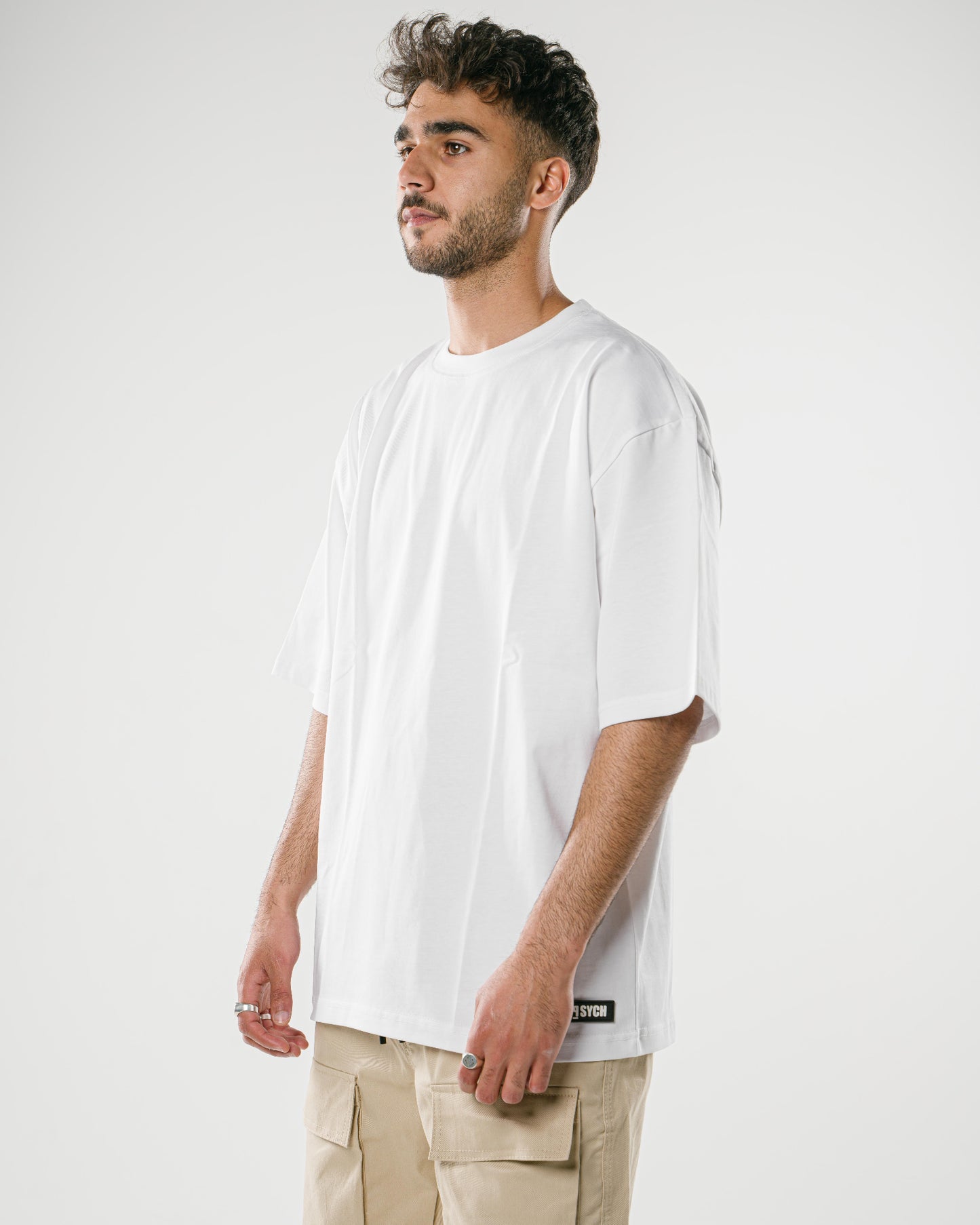 White Oversized Tee