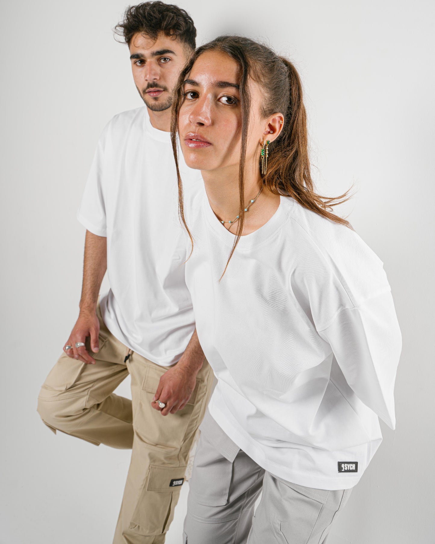White Oversized Tee