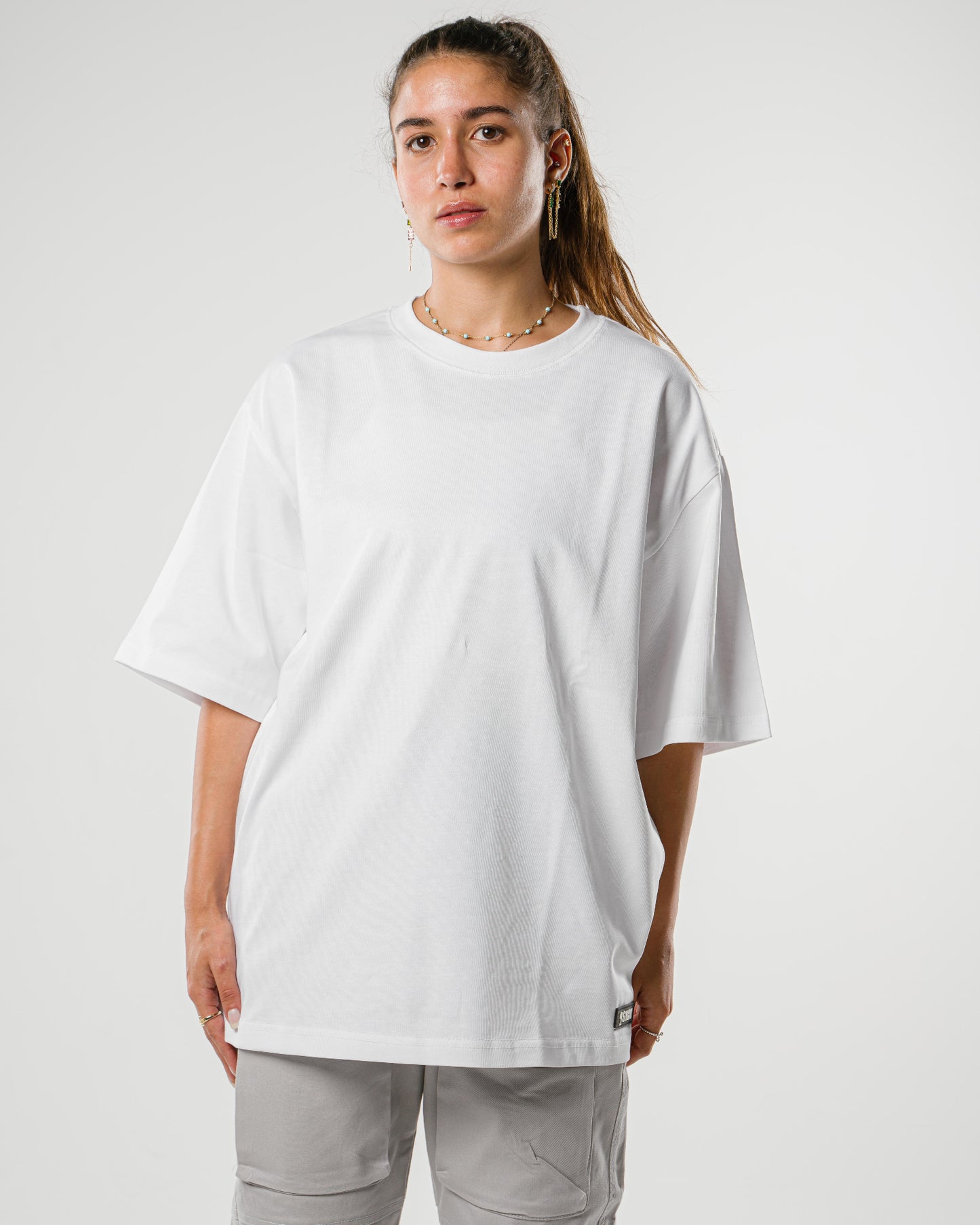 White Oversized Tee